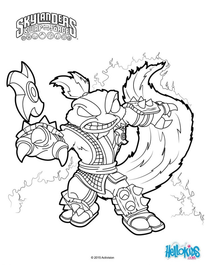 Skylanders Trap Team Coloring Pages – 52 Free Online encequiconcerne Dessin De Skylanders