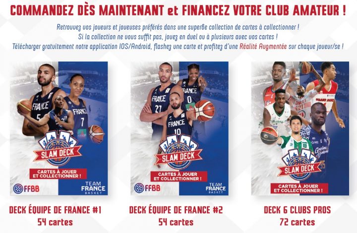 Slam Deck, Le Nouveau Jeu De Cartes Dédié Au Basket Français concernant Jeu Carte De France