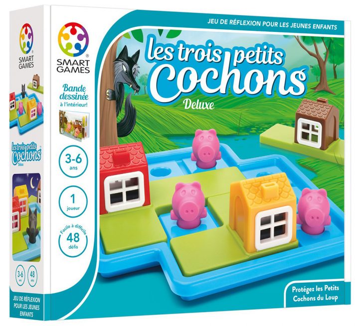 Smart Games – Les Trois Petits Cochons destiné Jeu Logique Enfant