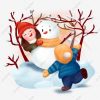 Snowball Hiver Jeux Pour Enfants Jouent Aux Illustrations concernant Jeux Pour Enfan Gratuit