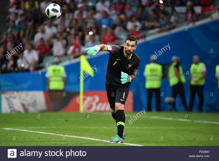 Sochi, Russia. 15 Juin, 2018. Rui Patricio, Le Gardien De destiné Jeux De Foot Gardien De But