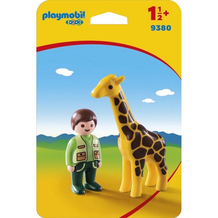 Soigneur Avec Girafe Playmobil 123 9380 – Véhicules Et intérieur Jeux De Girafe Gratuit