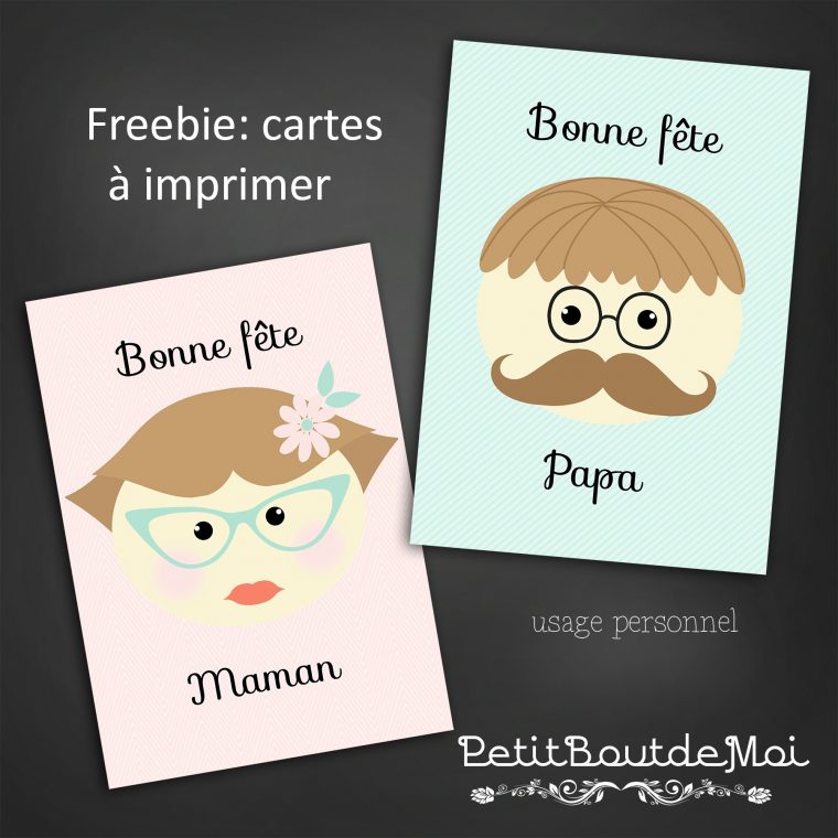 Souhaitez Une Bonne Fête Maman Et Papa . – Petit Bout 2 Moi concernant Carte Bonne Fete Maman Imprimer