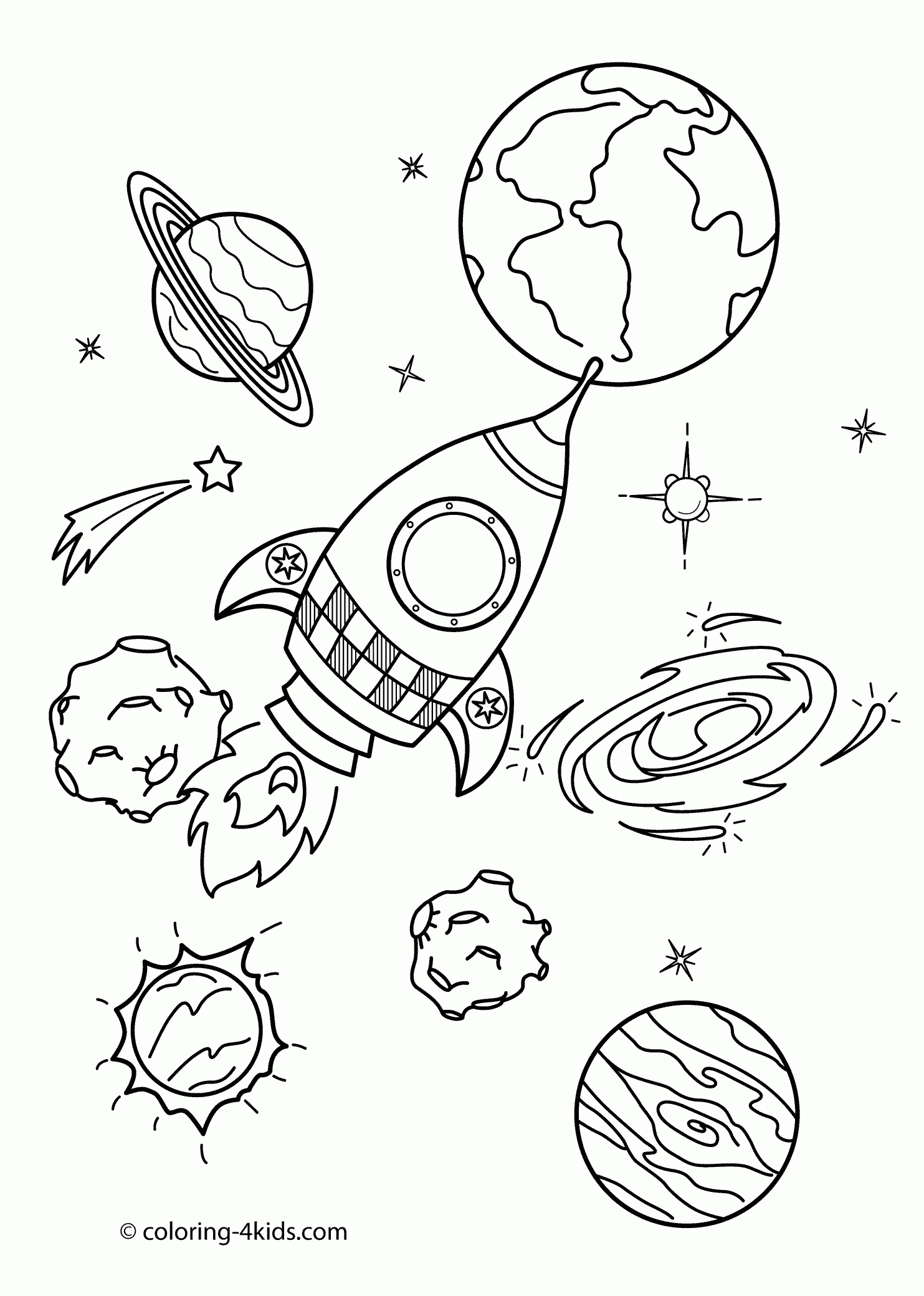 Space Coloring Pages Pdf Coloriage Astronaute À Imprimer pour Coloriage Astronaute 