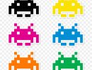 Space Invaders, Le Pixel Art, Jeu Vidéo Png - Space Invaders encequiconcerne Jeux De Dessin Pixel Art Gratuit