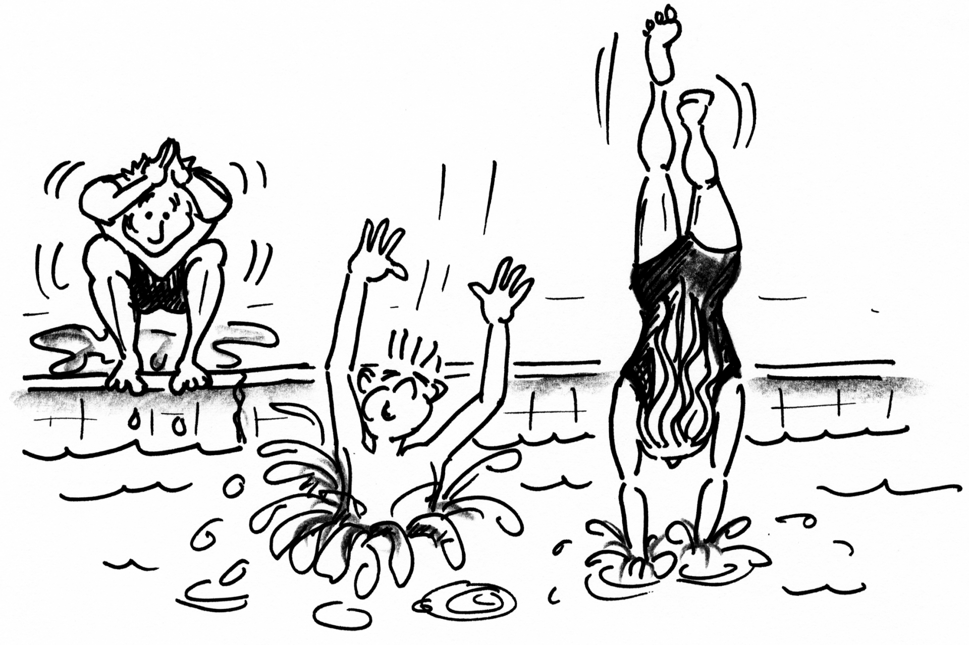 Sport Et Inclusion – Sauter Et Plonger Dans L&amp;#039;eau: Plongeon concernant Jeux De Saut Dans L Eau 