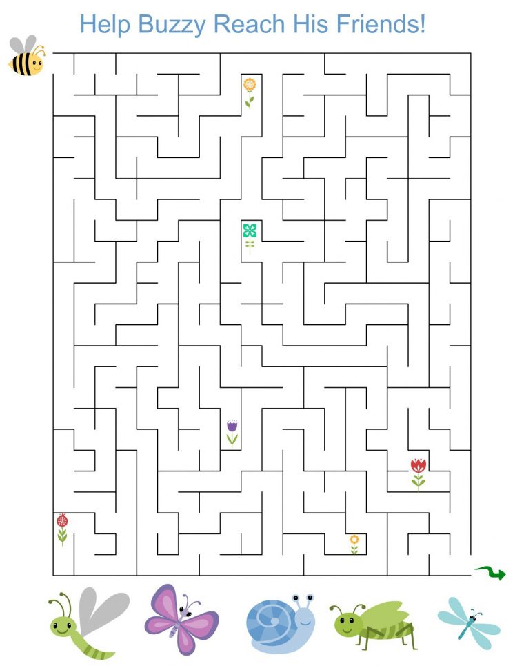 Spring-Maze (1300×1651) | Mazes For Kids, Mazes For Kids serapportantà Puzzle Gratuit Pour Fille De 3 Ans