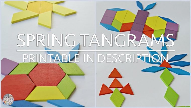 Spring Tangrams For Kids | Wooden Jigsaw Puzzle | Pattern Block Ideas For  Children concernant Tangram Chat