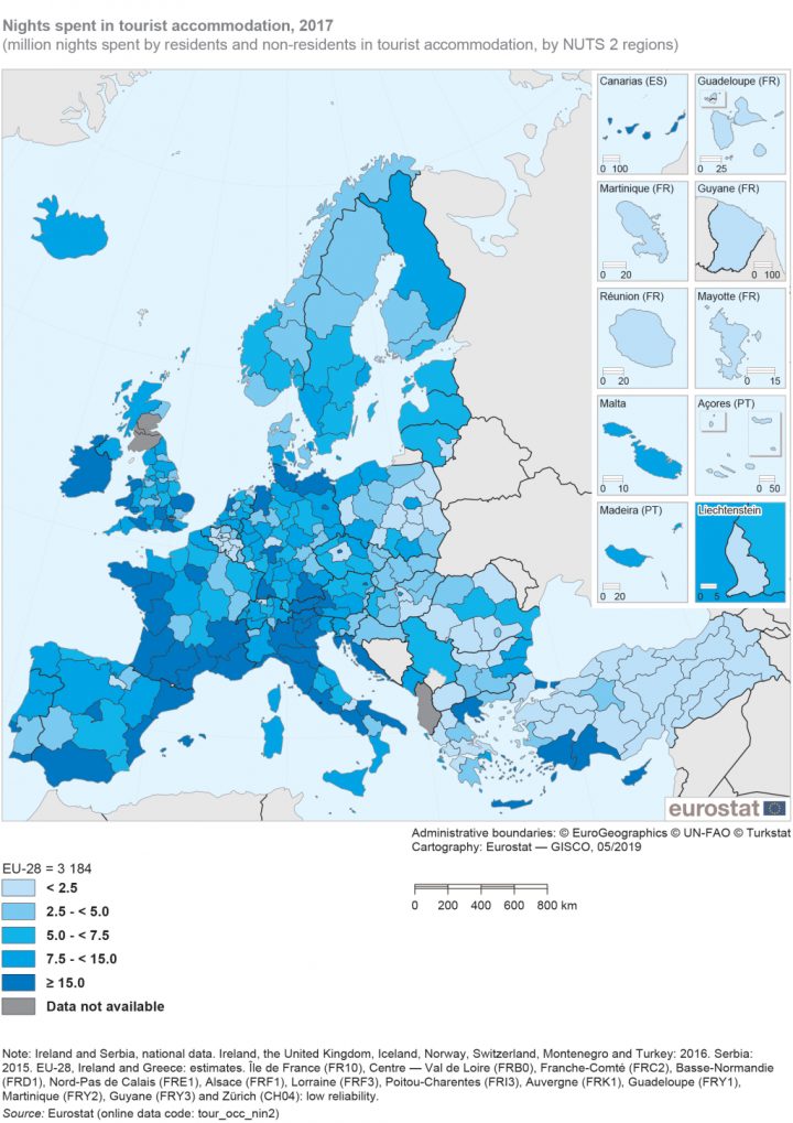 Statistiques Sur Le Tourisme Au Niveau Régional – Statistics avec Nombre De Régions En France 2017