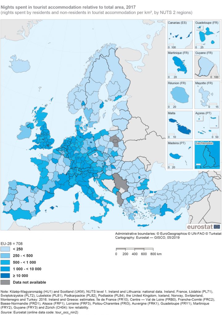 Statistiques Sur Le Tourisme Au Niveau Régional – Statistics concernant Nombre De Régions En France 2017