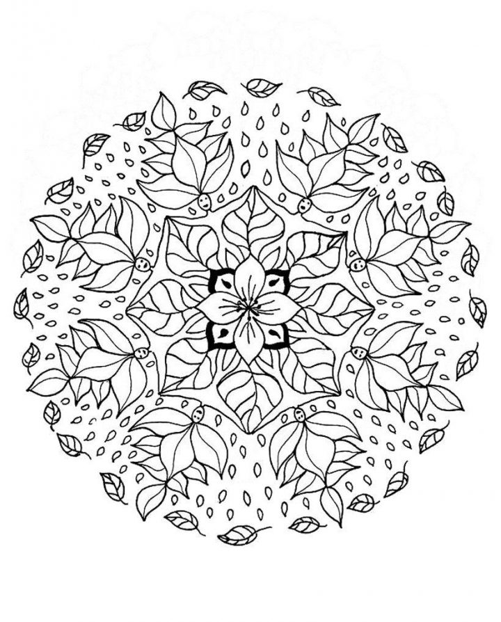 Stci, Coloriage Pour Adultes Et Enfants Mandalas | Boyama serapportantà Mandala À Colorier Adulte