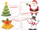 Sticker Noël 4 Étiquettes Pour Cadeaux avec Etiquette Pour Cadeau De Noel