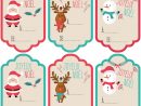 Sticker Noël 6 Étiquettes Pour Cadeaux pour Etiquette Pour Cadeau De Noel