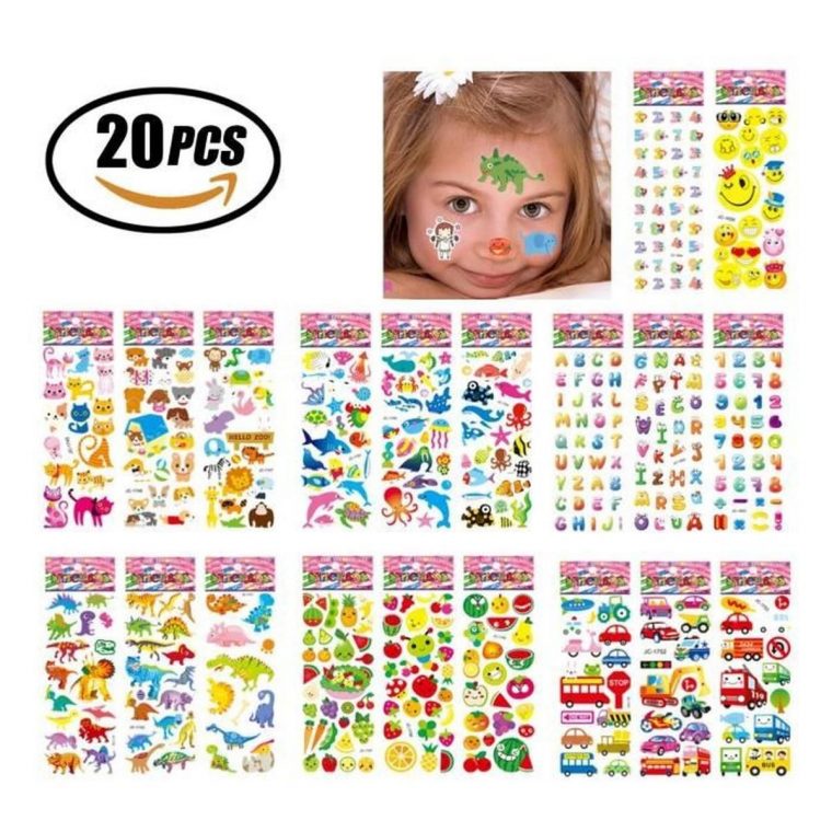 Stickers 3D En Relief Pour Enfant,fille Et Garçon De Grand tout Jeux De Grand Garçon