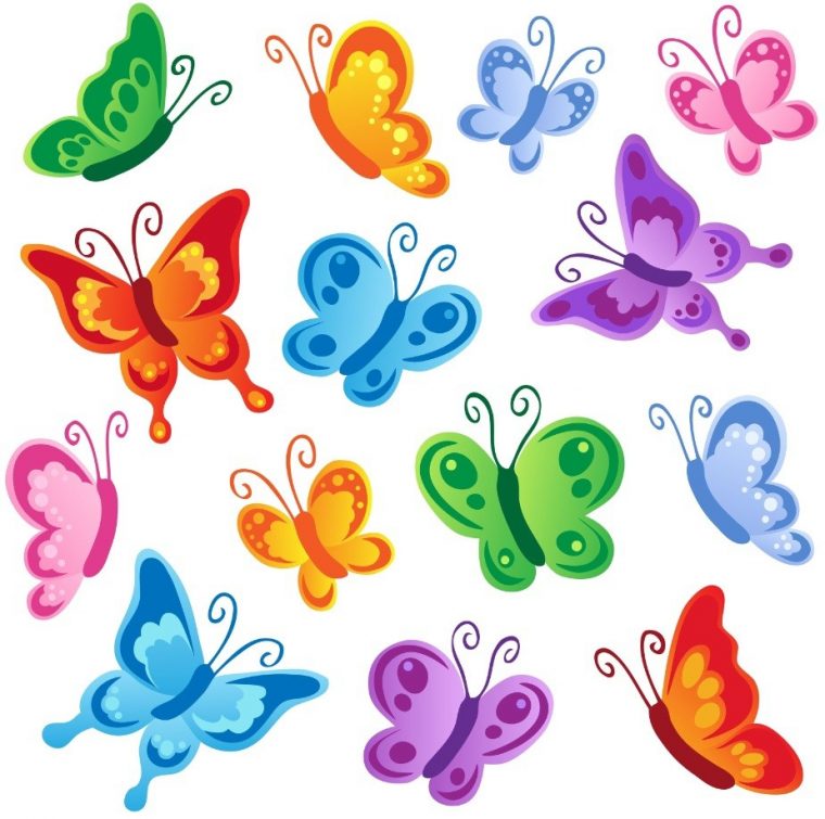 Stickers Papillon – Décoration avec Etiquette Papillon A Imprimer