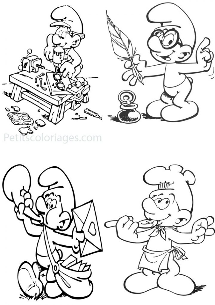 Stroumph Coloriage A Imprimer – Bettah serapportantà Schtroumpf À Colorier