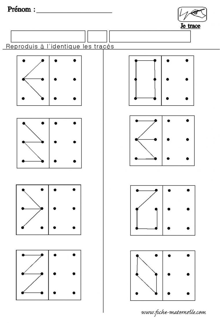 Structuration De L'espace En Maternelle | Okul Öncesi dedans Exercice Graphisme Cp