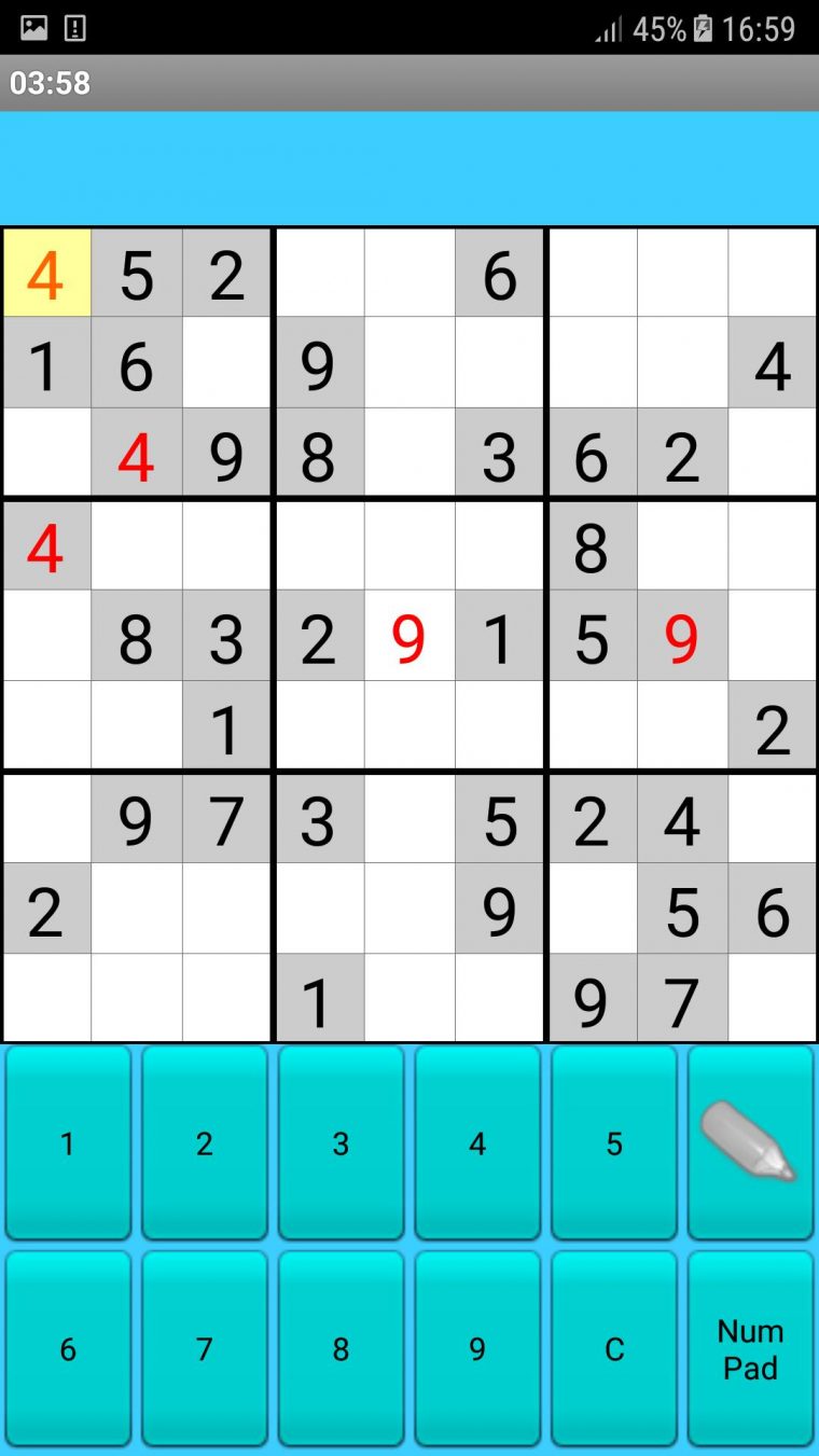 Sudoku Для Андроид – Скачать Apk destiné Sudoku A Imprimer