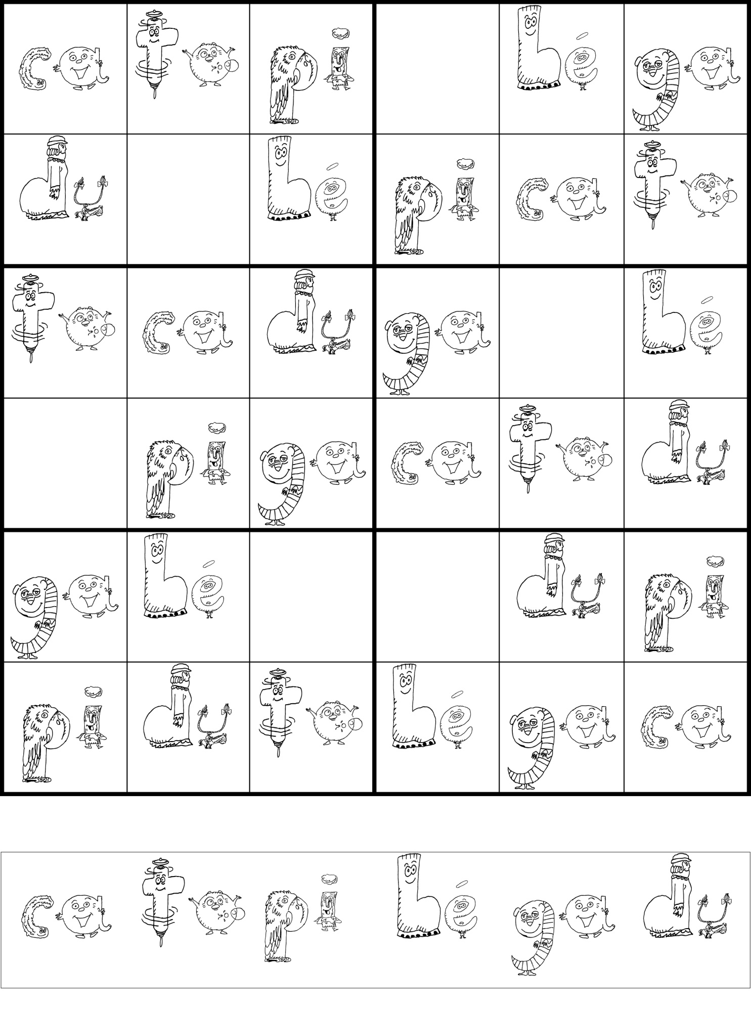 Sudoku Des Alphas - Découvrez L'école De Donnezac tout Grille Sudoku Imprimer