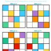 Sudoku Des Couleurs - Momes tout Sudoku Maternelle À Imprimer
