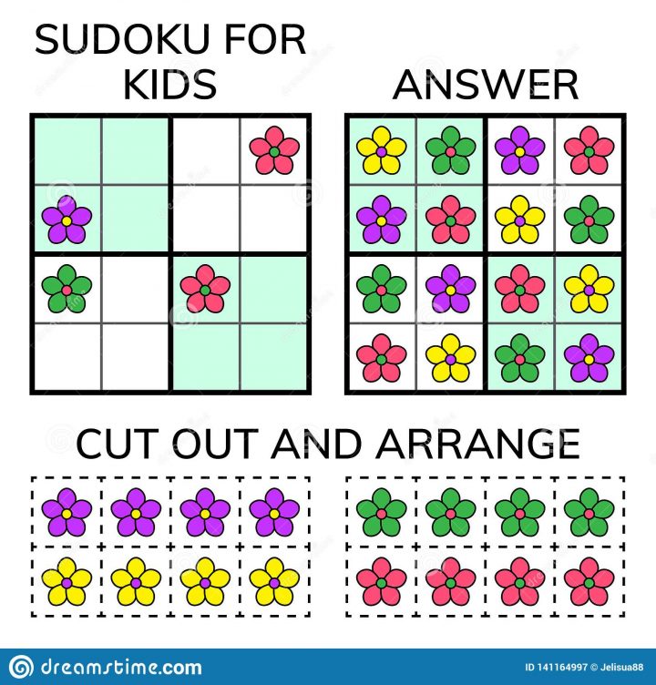 Sudoku Enfants Et Mosaïque Mathématique Adulte Grand Dos dedans Rébus Facile Avec Réponse