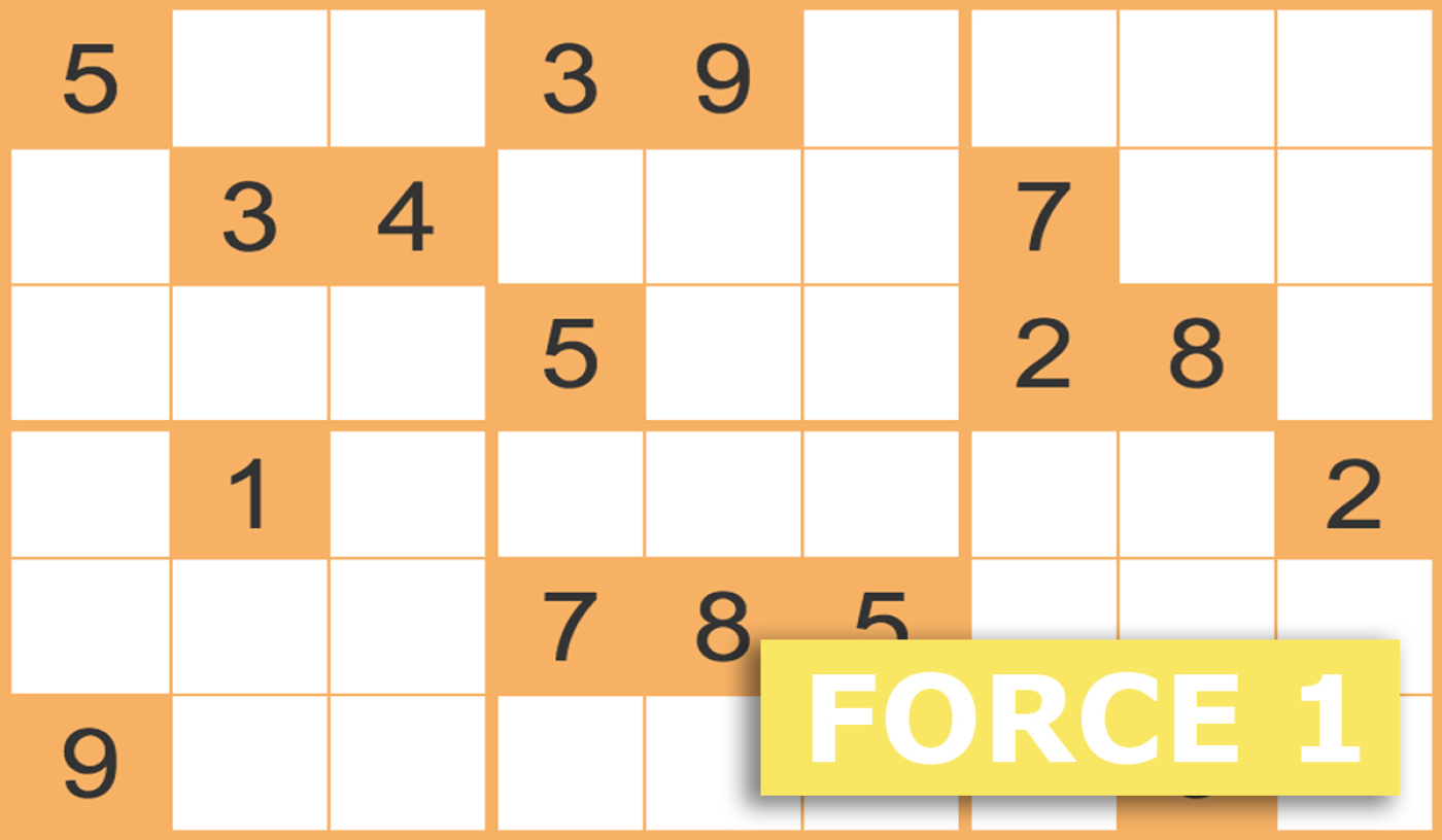 Sudoku Gratuits - Force 1 - 22 Mars 2020 encequiconcerne Jeu Des Différences En Ligne