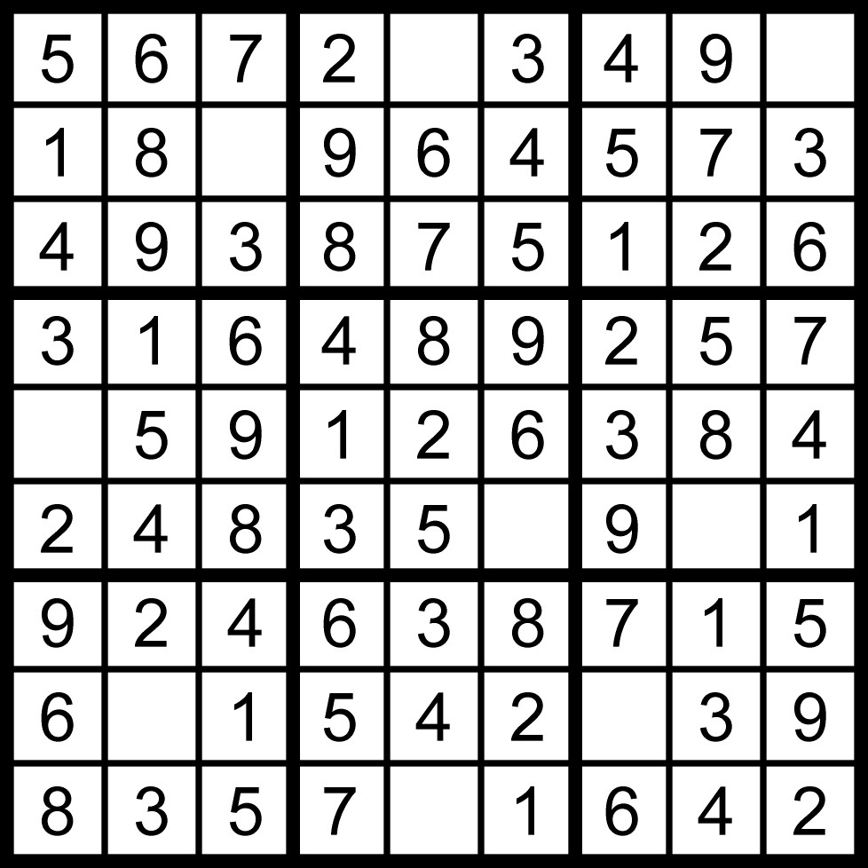 Sudoku, Je Me Détends En Jouant En Ligne à Jeu Le Sudoku