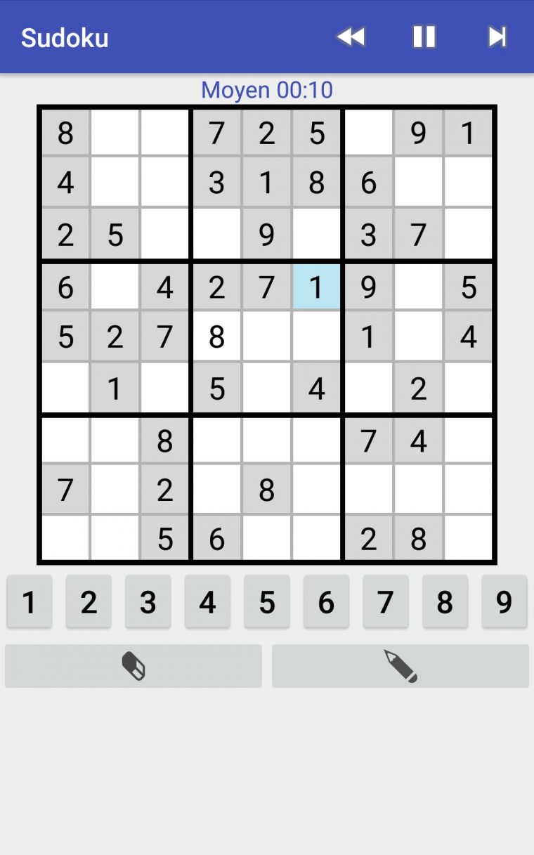 Sudoku – Jeu Gratuit En Français For Android – Apk Download pour Jeu Le Sudoku