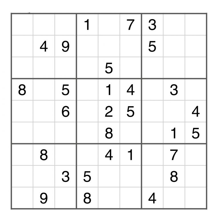 Sudoku Moyen encequiconcerne Jeu Le Sudoku