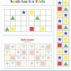 Sudoku Pour Des Enfants Avec Les Figures Géométriques intérieur Sudoku Pour Enfant