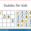 Sudoku Pour Des Gosses Jeu Pour Les Enfants Préscolaires concernant Sudoku Pour Enfant