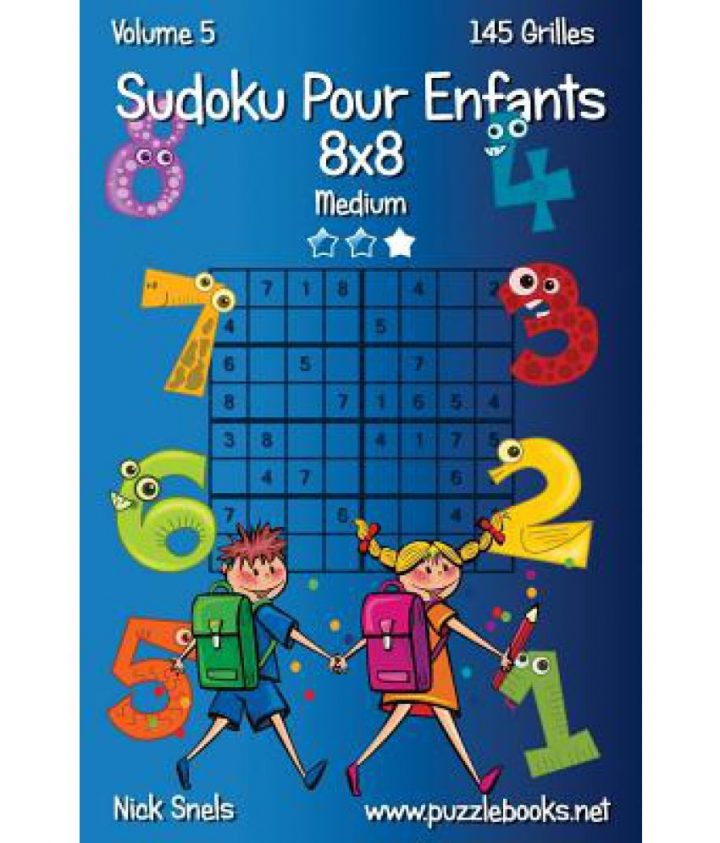 Sudoku Pour Enfants 8X8 – Medium – Volume 5 – 145 Grilles encequiconcerne Sudoku Pour Enfant