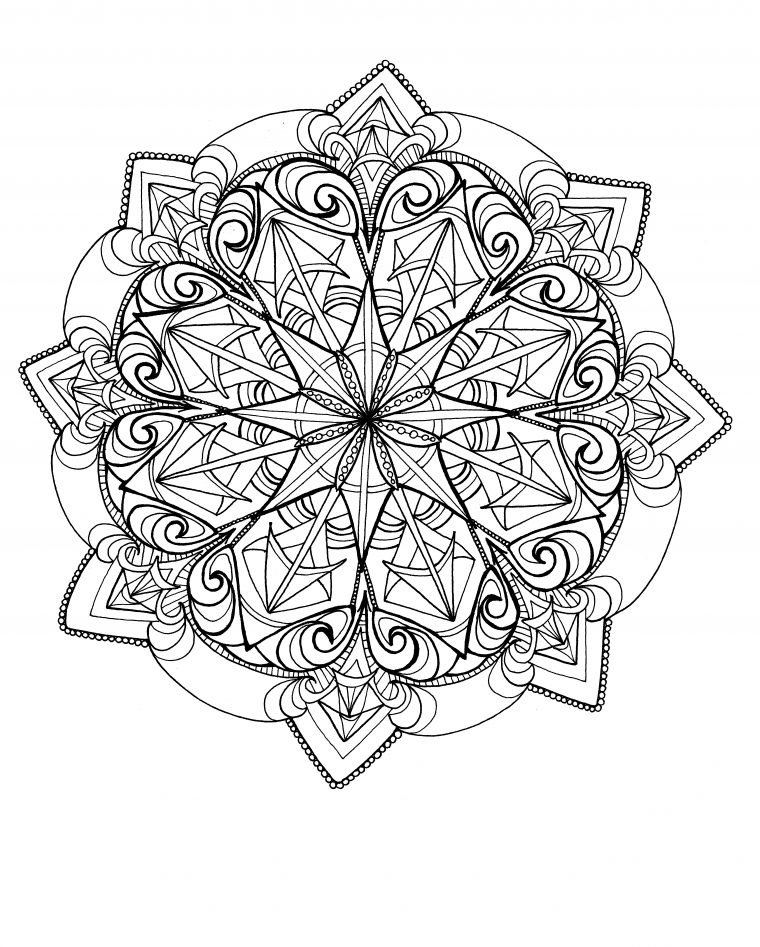 Summer Art Experiences: Drawing Mandalas – Columbia Center For The Arts à Mandala Fée