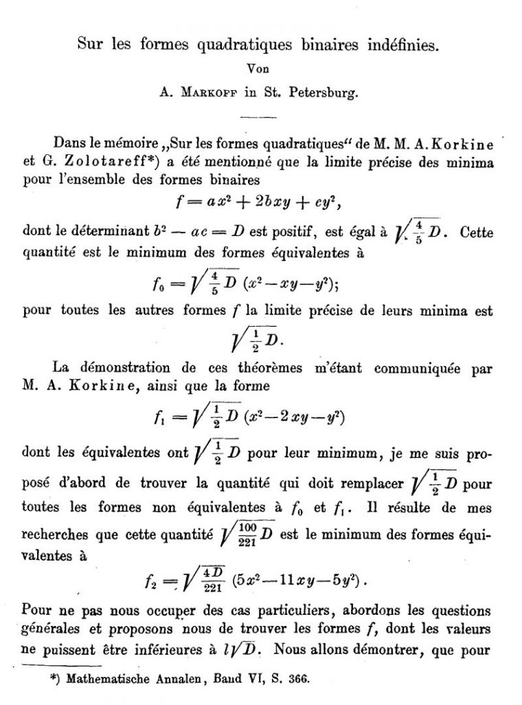 Sur Les Formes Quadratiques Binaires Indéfinies serapportantà Association De Formes