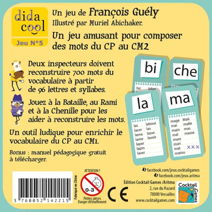 Sylladingo – Jeu De Vocabulaire Et D'orthographe Basé Sur La Composition De  Mots Avec Des Syllabes pour Jeux Gratuit De Mots