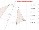 Symétrie Axiale Et Conservation. – Geogebra avec Symetrie Axial