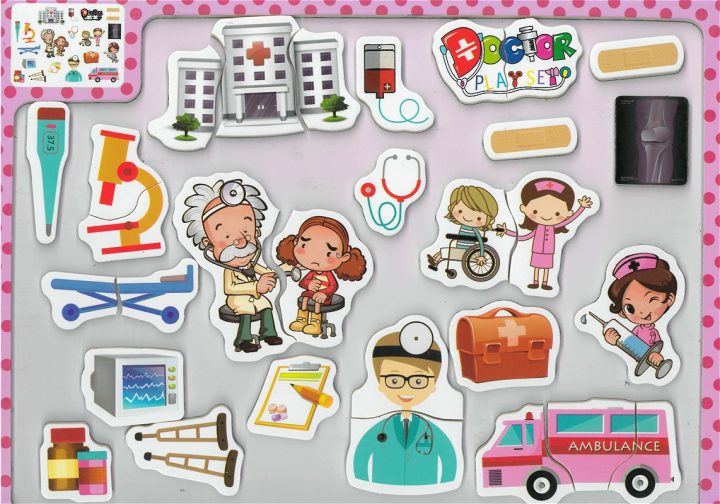 Tableau-Puzzle En Bois Éducatif Forme – L’Hôpital Et Le Monde De La Médecine dedans Puzzle En Ligne Enfant