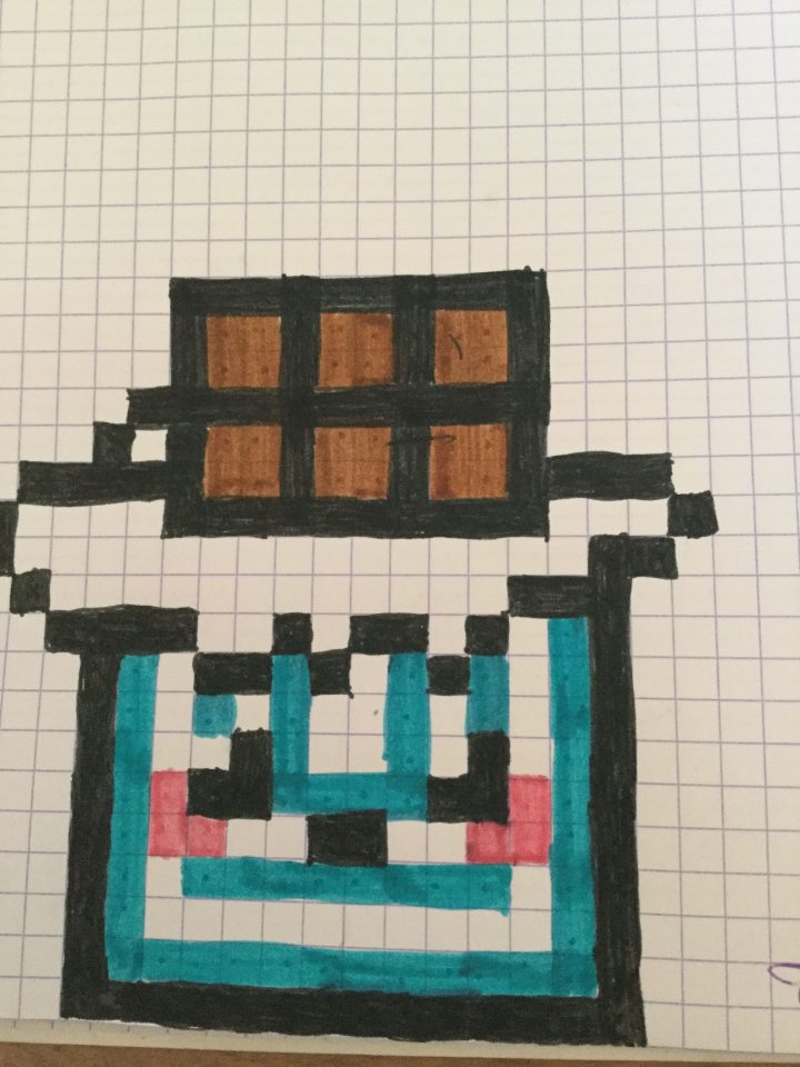 Tablette De Chocolat (Avec Images) | Pixel Art, Dessin Pixel concernant Tablette Chocolat Dessin