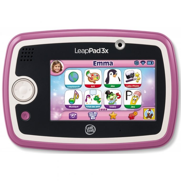 Tablette Educative Leappad 3X 15 Applications Fille Rose 3-9 Ans Ca2 Ref  81500-31203 concernant Jeux De Fille 9 Ans