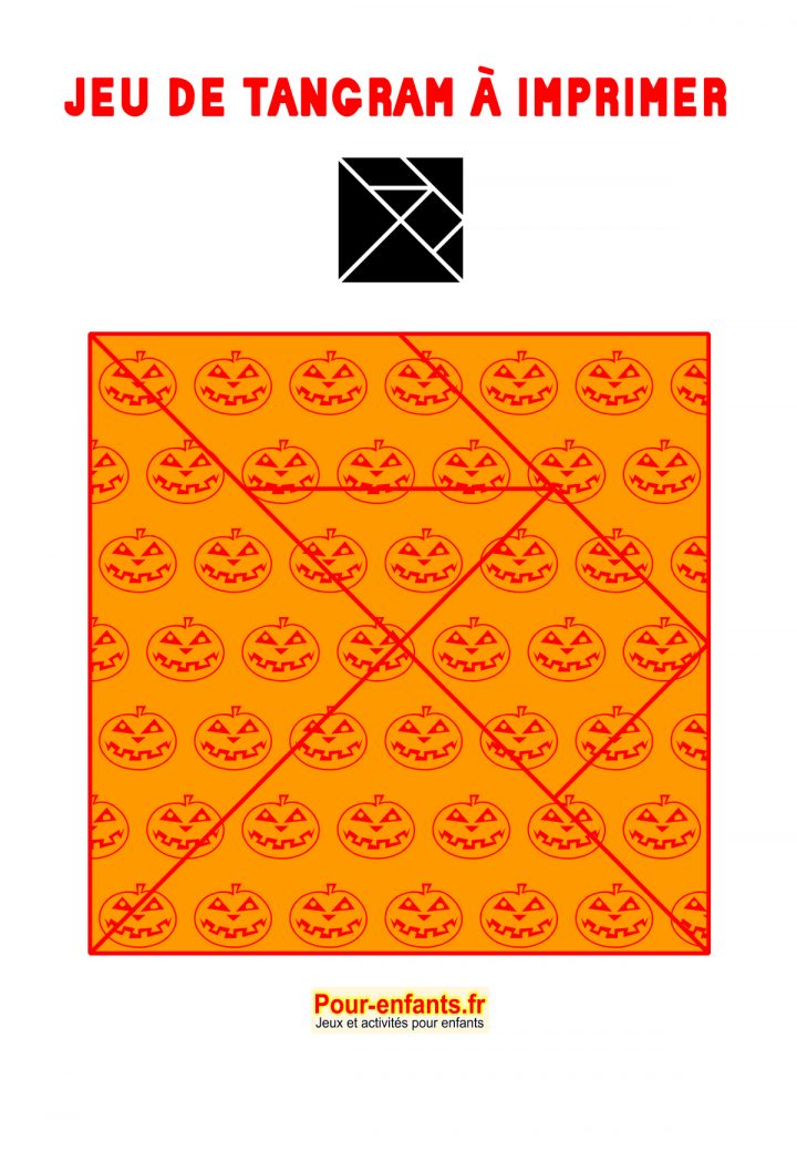 Tangram À Imprimer Maternelle Halloween Gratuit Jeux Ms Ps à Jeux De Tangram Gratuit