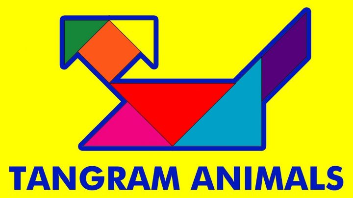 Tangram Animal Puzzles For Kids à Tangram Simple