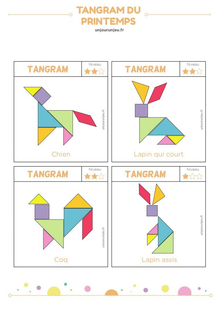 Tangram Bontemplate Cerveau – Tangram-Printemps Pdf intérieur Tangram À Imprimer Pdf