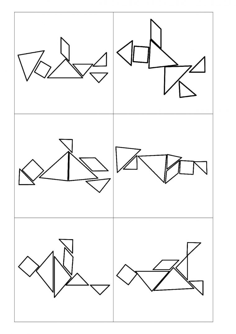 Tangram Chinois | Activité Manuelle Chine, Activité Manuelle concernant Tangram À Découper