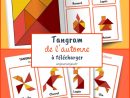 Tangram De L'automne - Modèles À Télécharger Gratuitement concernant Jeu De Tangram À Imprimer