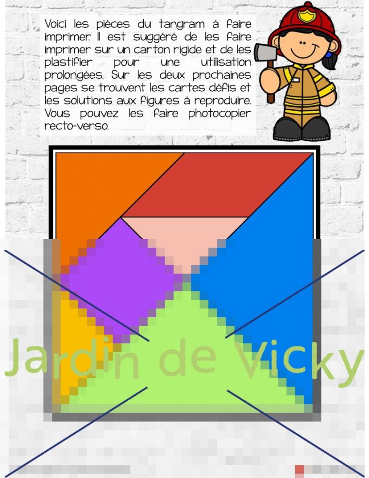 Tangram | Jardin De Vicky à Tangram À Imprimer Pdf