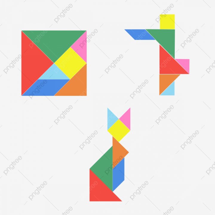 Tangram Jigsaw Puzzle Jigsaw Puzzle Clip Clipart Clipart tout Dessin Tangram