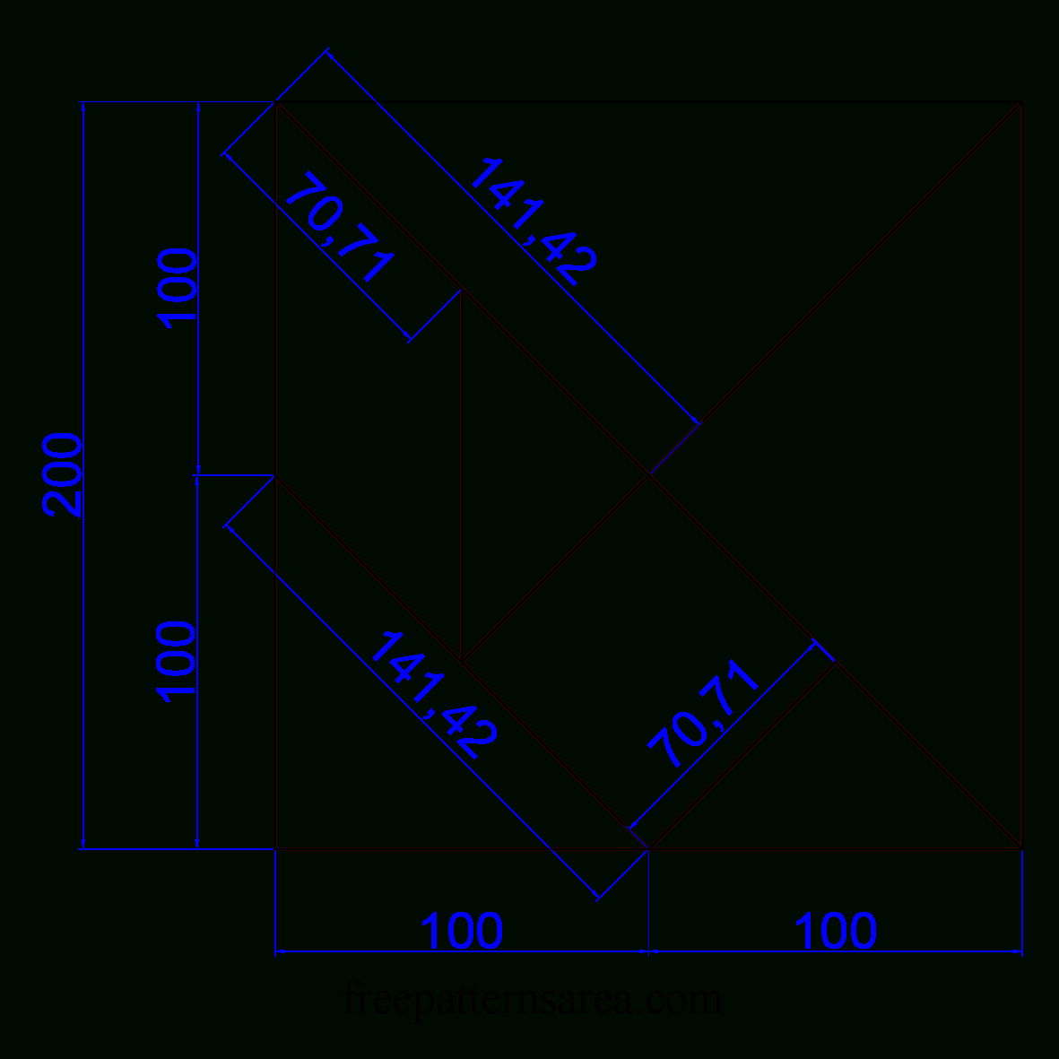 Tangram Puzzle Toy Plan destiné Tangram À Découper