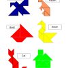 Tangram Templates.pdf | Tangram Puzzles, Tangram, Tangram serapportantà Tangram Simple