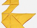 Tangram Textile Puzzle Tutorial, Triangular Pieces Free Png avec Pièces Tangram