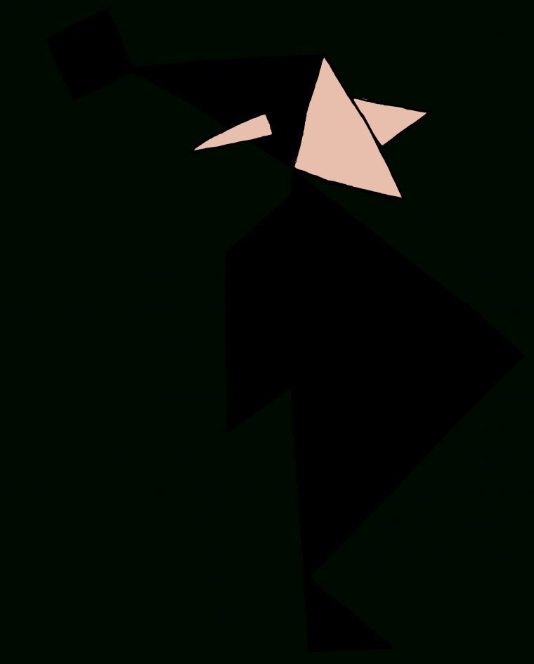 Tangram – Trois Silhouettes De Personnages ~ La Classe Des avec Tangram À Découper